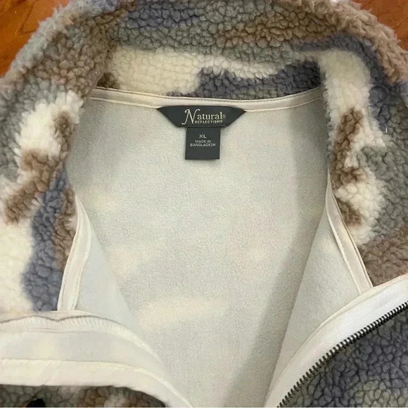 Natural Reflections Camo Sherpa Full-Zip Jacket for Ladies XL - Picture 5 of 6